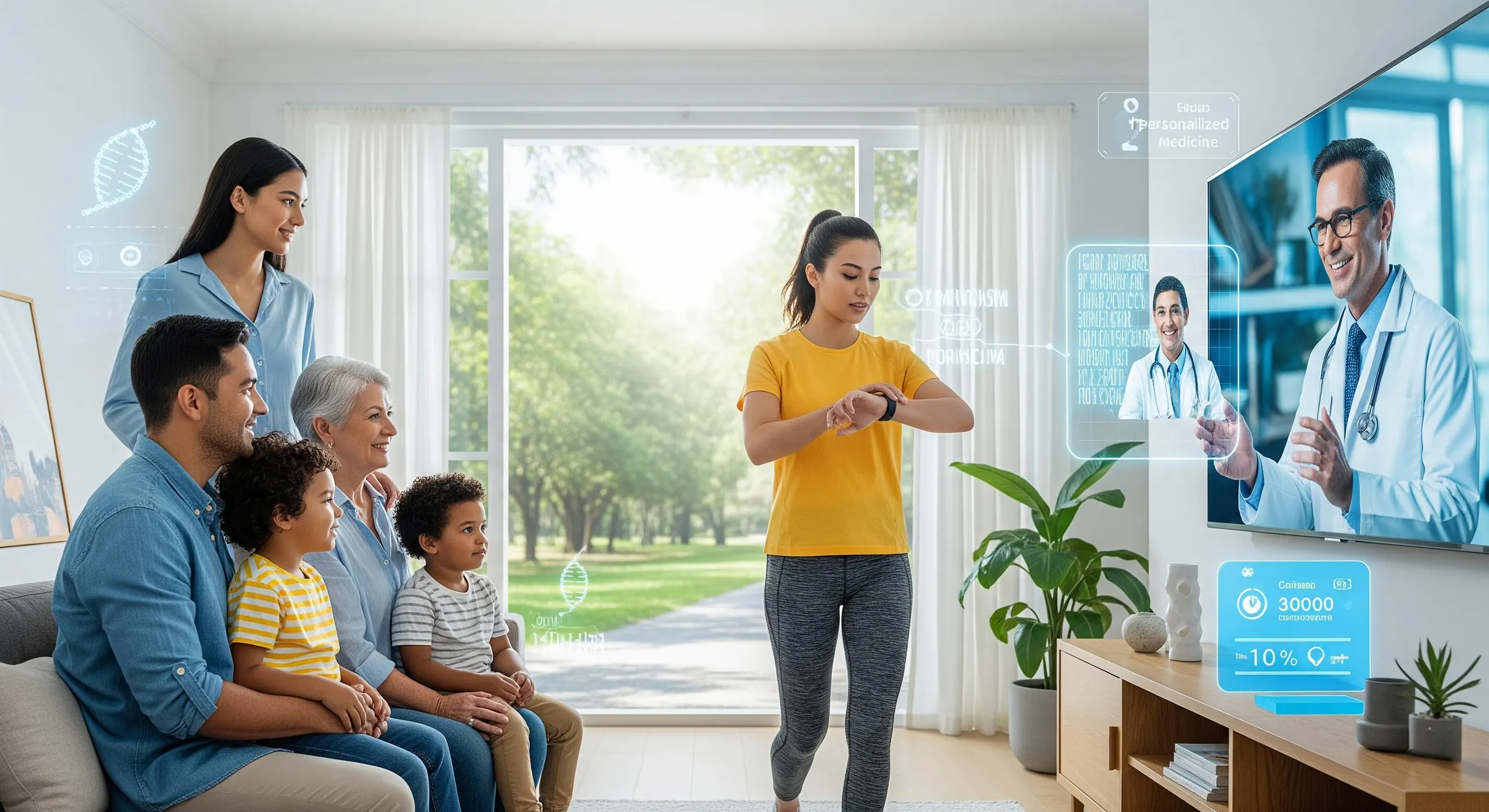 Clinician using a patient-centric digital health system